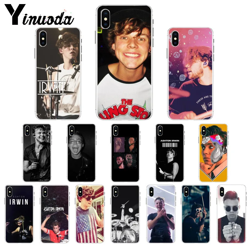 Yinuoda 5SOS Ashton Irwin мягкий силиконовый чехол из ТПУ для Apple iPhone 8 7 6 6S Plus X XS MAX 5