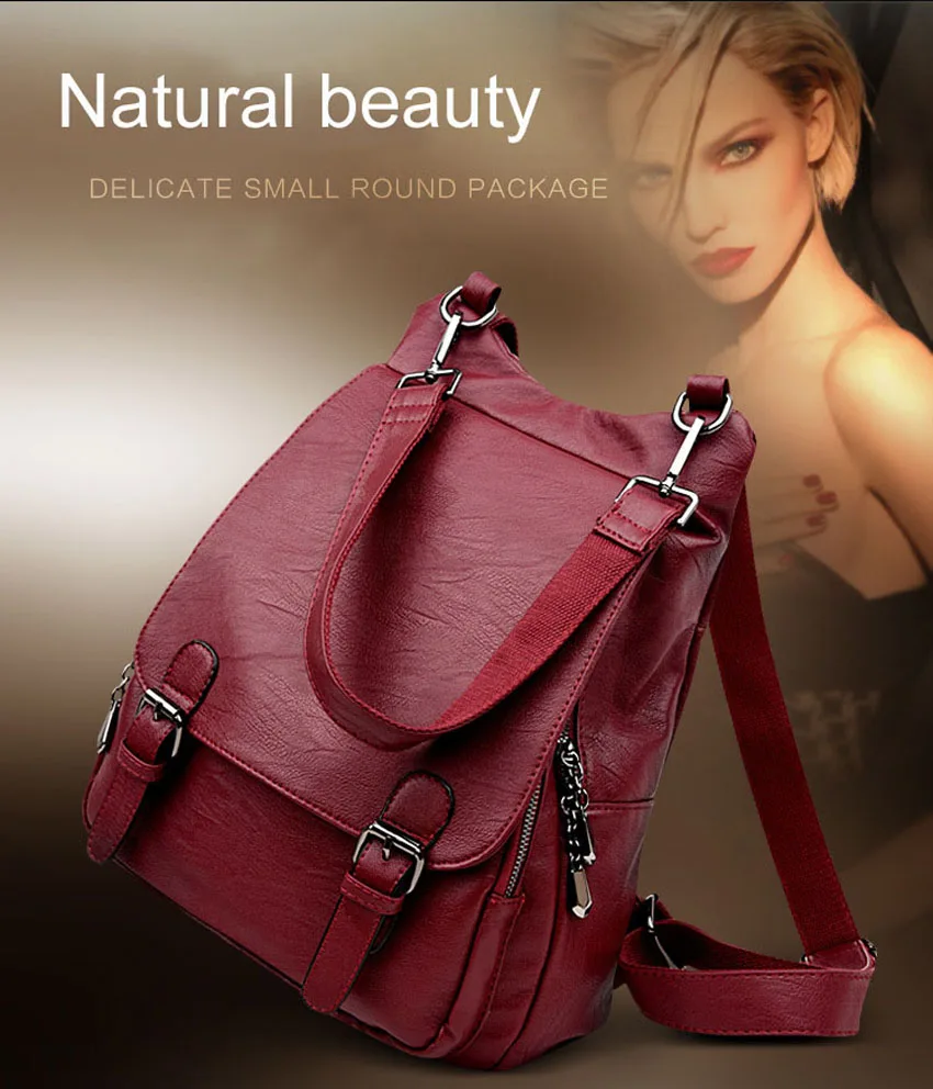Mochila de couro рюкзак mochilas mujer plecak damski Школьные сумки Сумка для женщин back pack zaino donna bagpack водостойкий