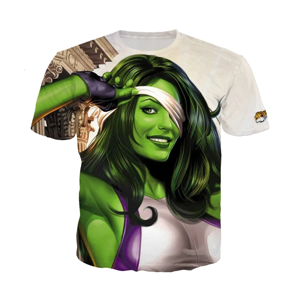 LIASOSO naverable Hulk t shirt comics The Avengers heros 3D печать Supereroe Thanos Hawkeye Camicia hu125|Футболки| |