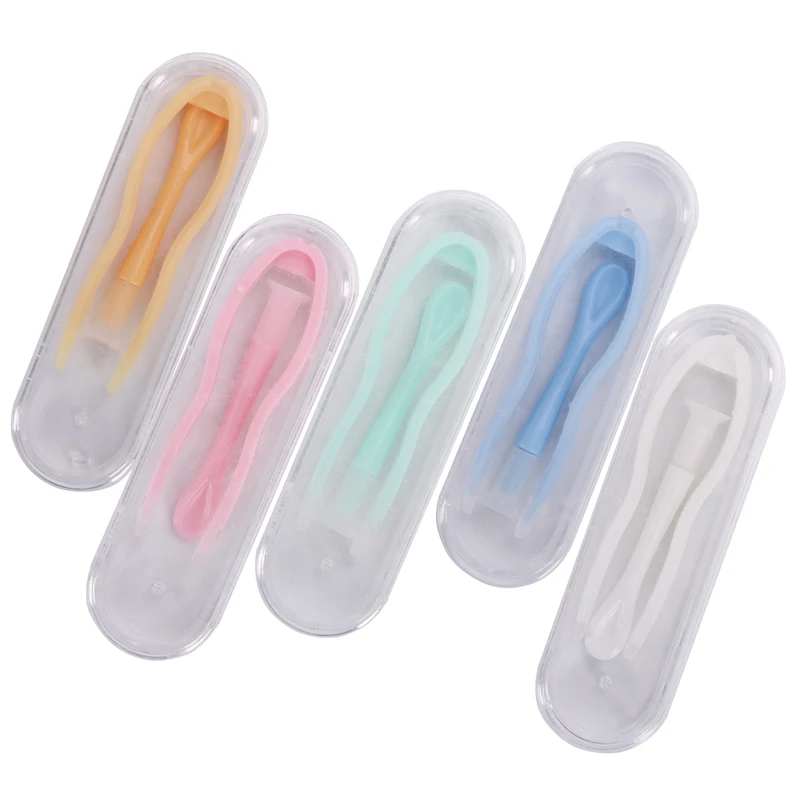 

1 Set New Multicolor Contact Lenses Tweezers and Suction Stick for Special Clamps Tool Contact Lens Inserter Remover
