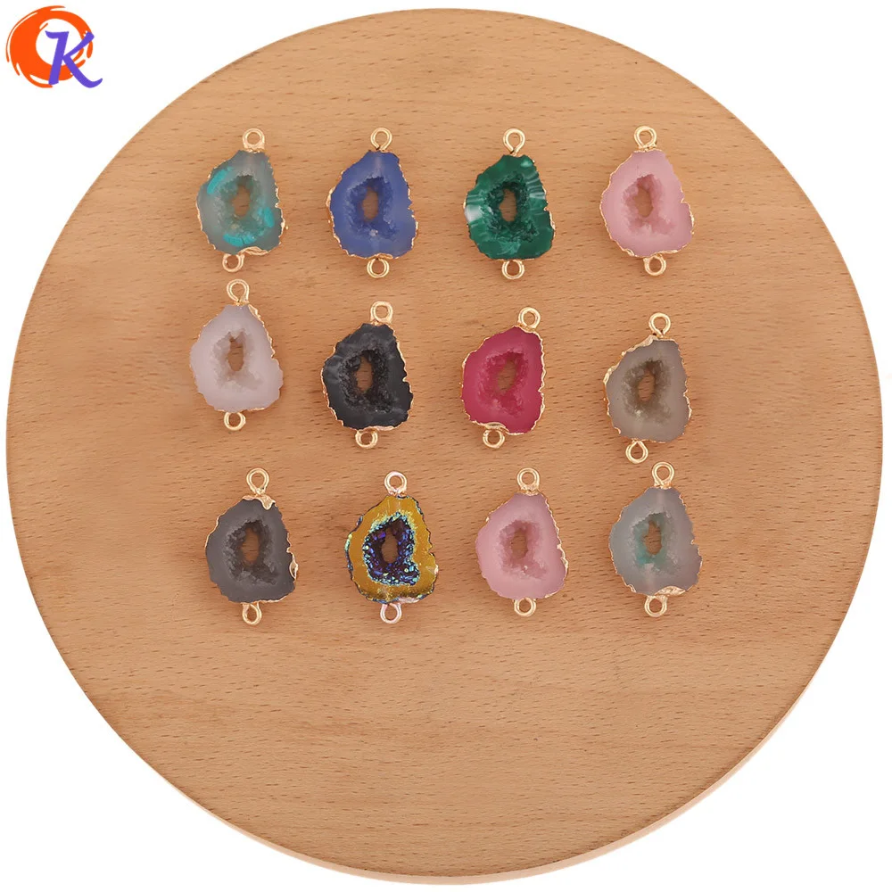 

Cordial Design 50Pcs 16*26MM Jewelry Accessories/Resin Connectors/Irregular Shape/DIY Earrings Making/Hand Made/Earring Findings