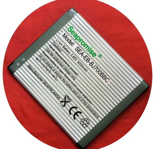 25 шт./лот батарея EB-BJ700BBC EB-BJ700CBE для Galaxy J7, G6000, SM-G600F/DS, SM-G600S, SM-G6100, SM-G610F/DD, SM-G610F/DS