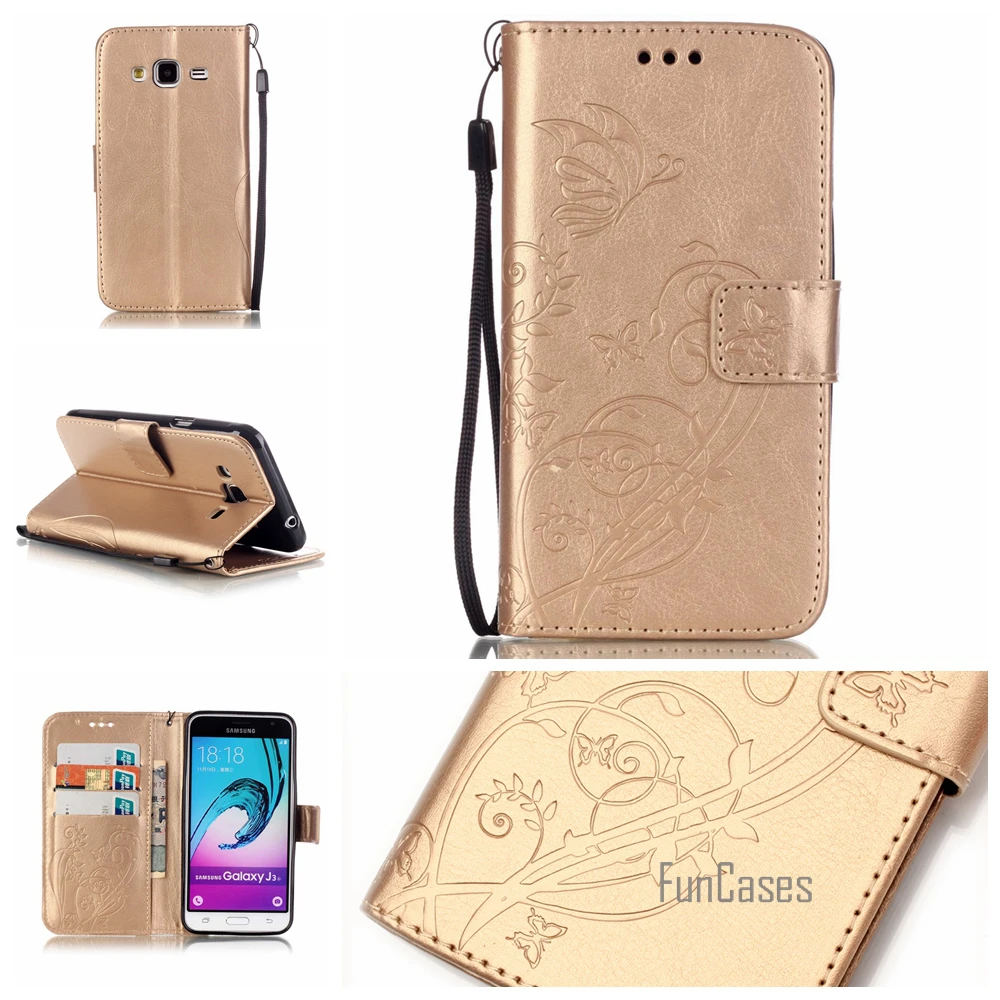 

Wallet Case for fundas Samsung Galaxy J3 2016 Cover Case for coque Samsung J3 Case 5 inch J3 2016 J320 J320F + Stand Card Holder