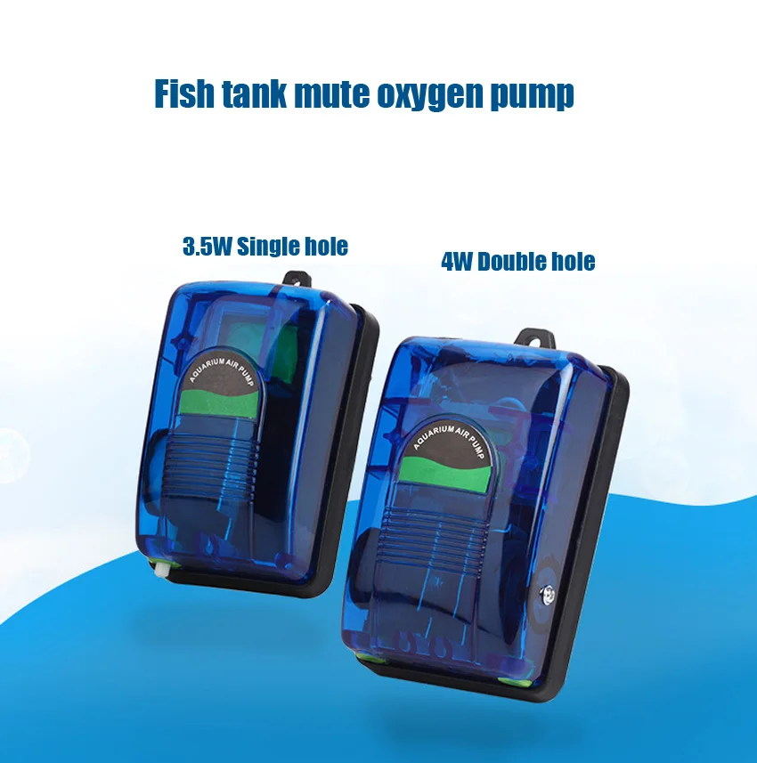 Aquarium oxygen pump, mini super quiet air pump, fish tank, single and