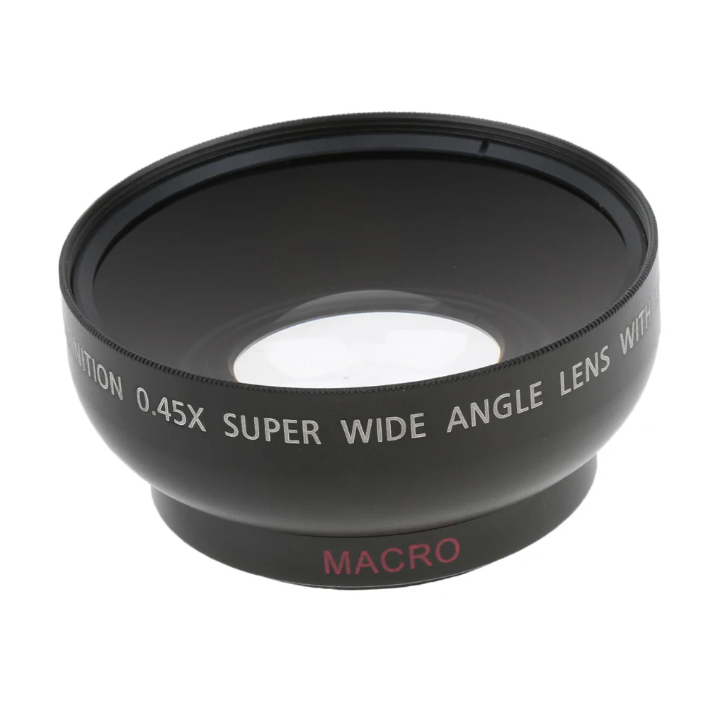 43 мм 0.45x Широкоугольный объектив с макро для Canon Nikon Sony Pentax 52 резьба DSLR