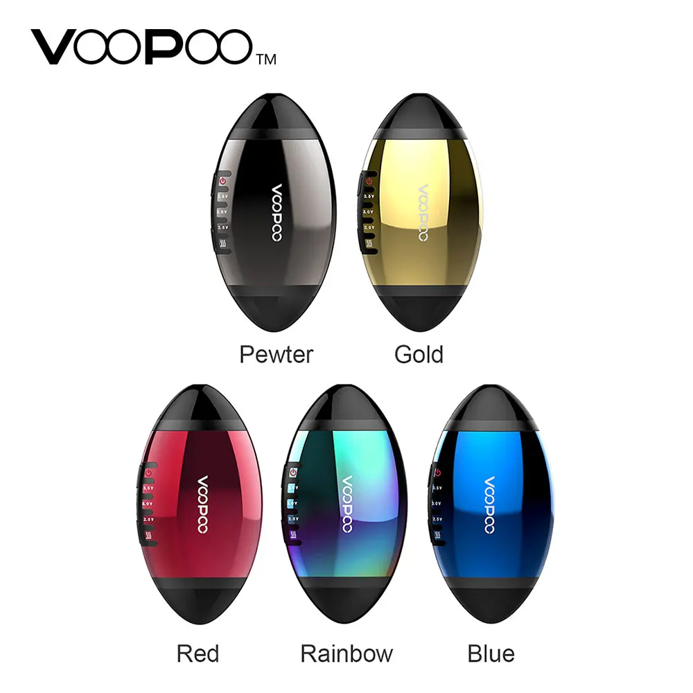 2018 оригинальный VOOPOO VFL Pod стартовый набор 650 мАч уникальный американский футбольный дизайн 0,8 МЛ Основные характеристики керамики катушки Vs