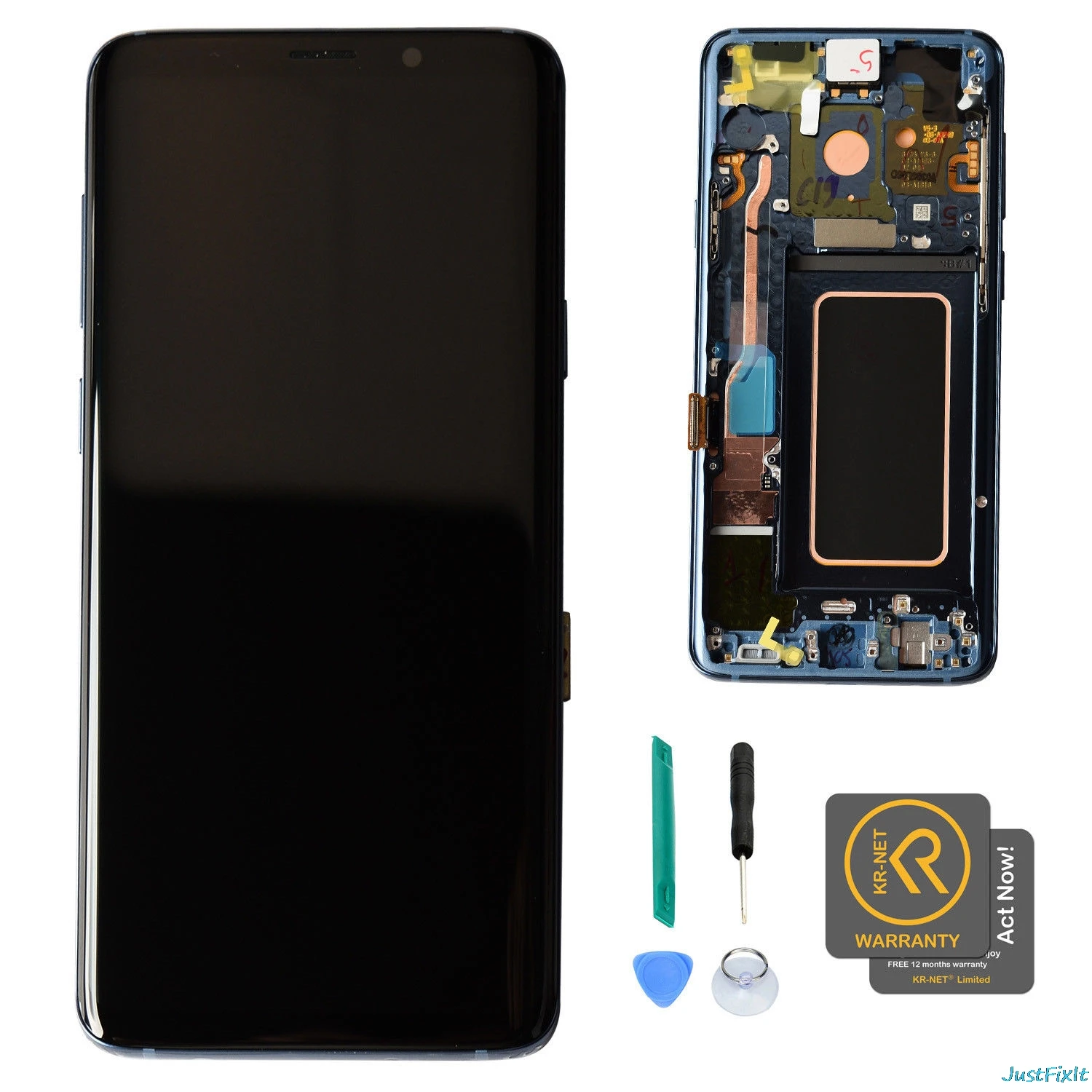 

For Samsung s9 g960 S9 plus G965 LCD Display Digitizer Touch Screen With Frame Assembly burn-in shadow Replacement