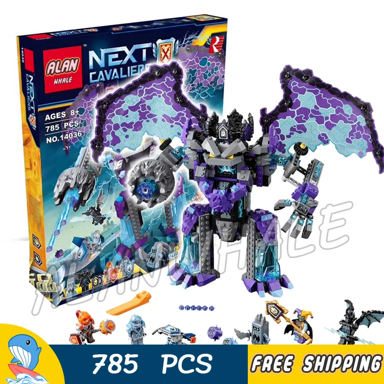 

808pcs Knight Stone Colossus of Ultimate Destruction Model Building Blocks 10705 Assemble Bricks Toys Nexus Compatible With Lego
