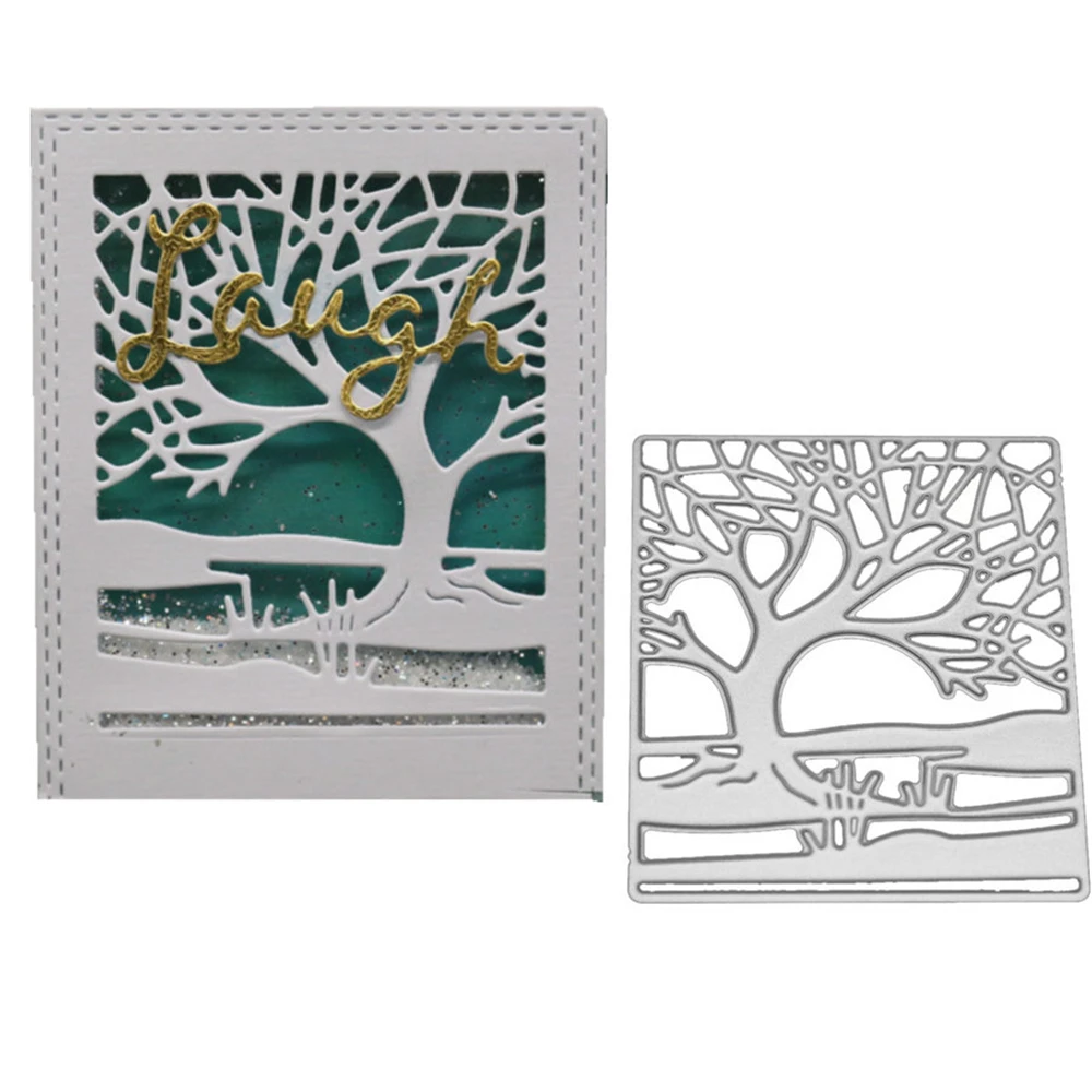 5-7x7cm-Tree-Hillside-Metal-Cutting-Dies-Cutter-Die-Embossing-Stencil-DIY-Scrapbooking-Dies-Craft-Cards