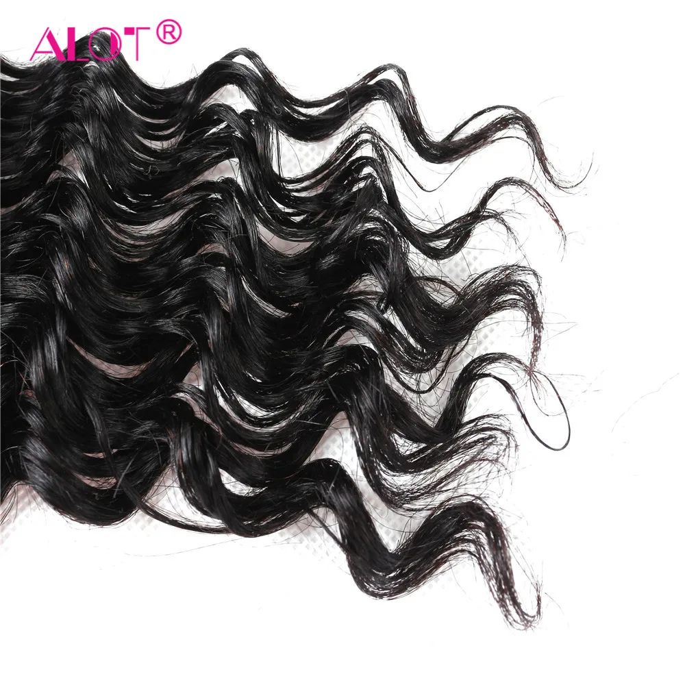 Alot Hair Deep Wave Human Hair Bundles With Frontal Closure Brazilian Human Hair Non Remy Ear To Ear Lace Frontal With Bundles Alot Hair Deep Wave Human Hair Bundles With Frontal Closure Brazilian Human Hair Non Remy Ear To Ear Lace Frontal With Bundles