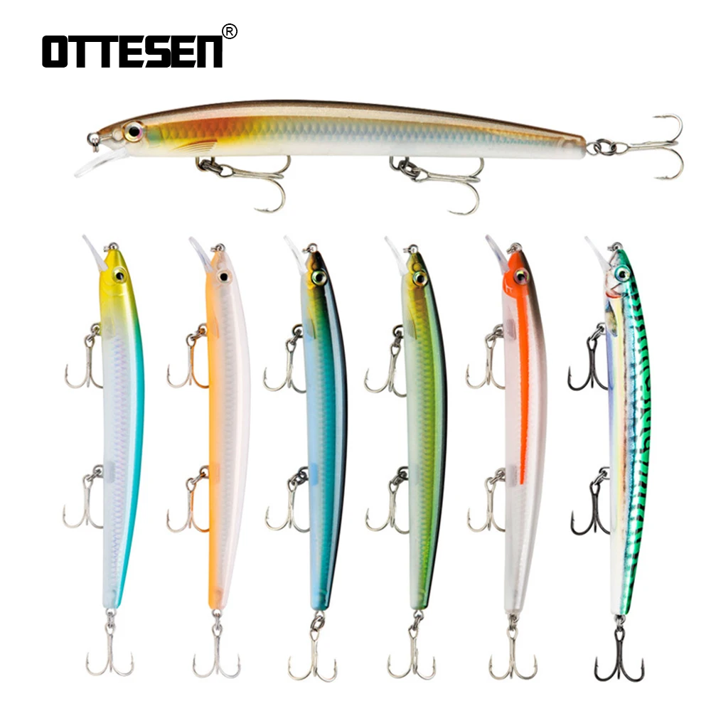 OTTESEN Fishing Lure Minnow M130 | Спорт и развлечения