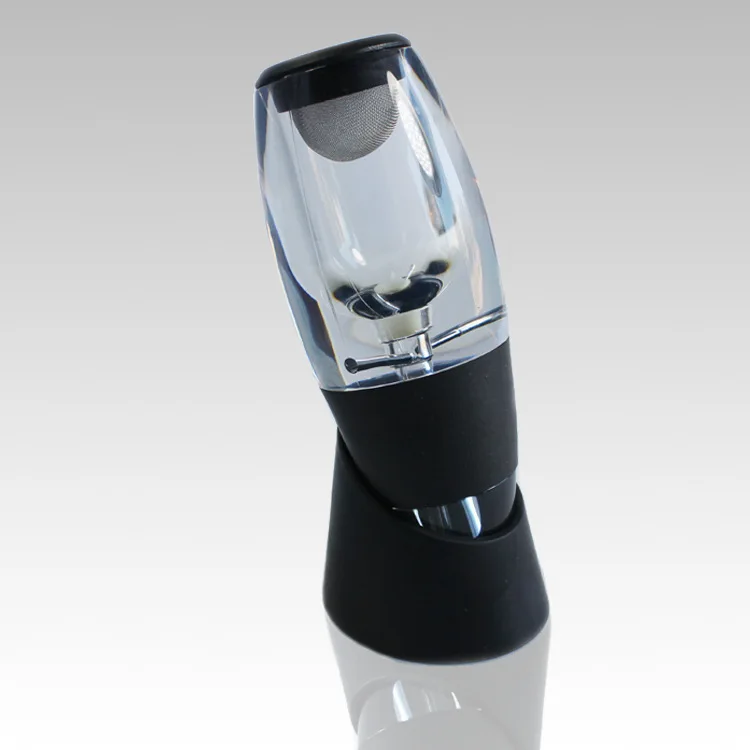 

96pcs/lot DHL Fedex Free shipping HOT Aerator hopper Magic wine Decanter with bag and filter