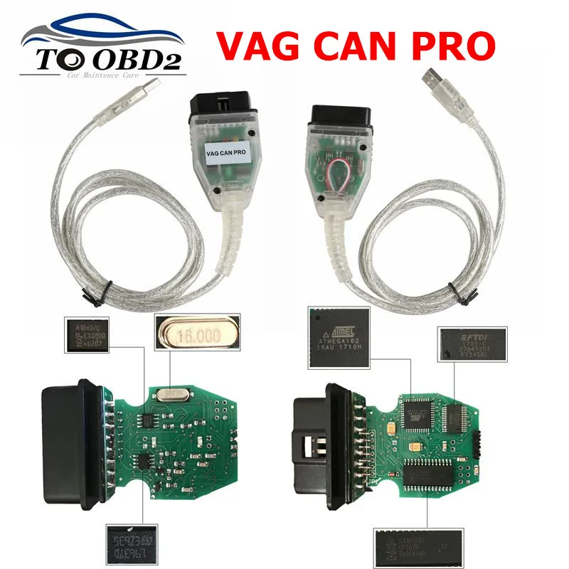 

Newest VAG CAN PRO CAN BUS+UDS+K-line SW Version 5.5.1 VCP Scanner PCB Board With FTDI FT232RL Chip Vag CAN PRO