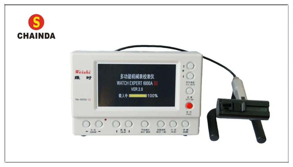 

Hot Sell Weishi NO.6000III Multifunction Timegrapher Watch Timing Machine for Watch Repair