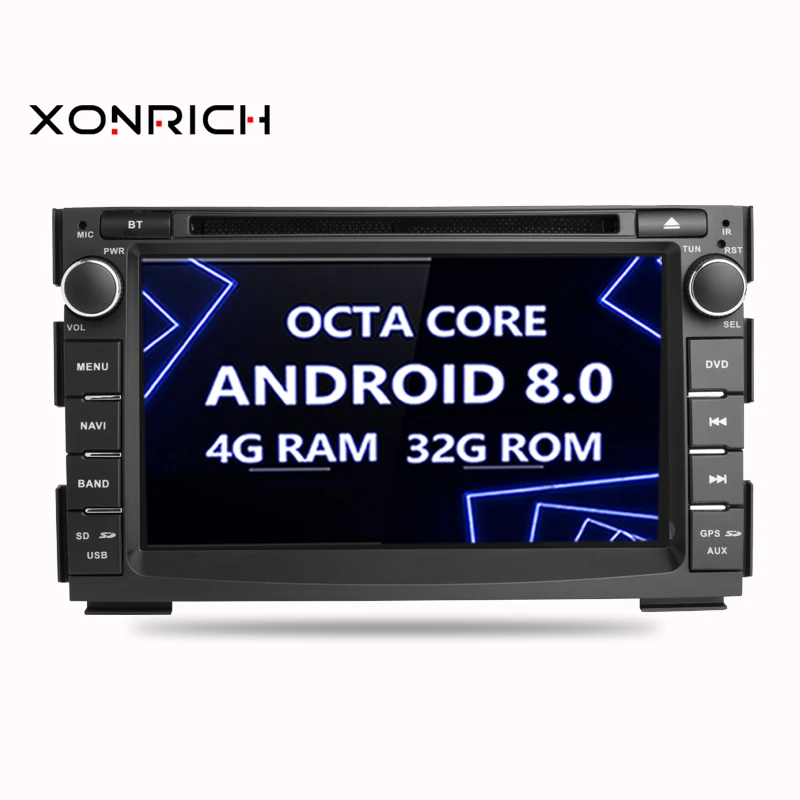 

GB RAM Octa Core Android 8.0 Car DVD GPS Multimedia Player For Kia Rio Cerato Sportage Ceed Sorento Spectra Radio