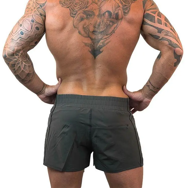 New Summer Sports Shorts Pure Color Flanged Stripe Air-permeable Men's Training Fitness Shorts Thin Triple Pants Casual Pants New Summer Sports Shorts Pure Color Flanged Stripe Air-permeable Men's Training Fitness Shorts Thin Triple Pants Casual Pants