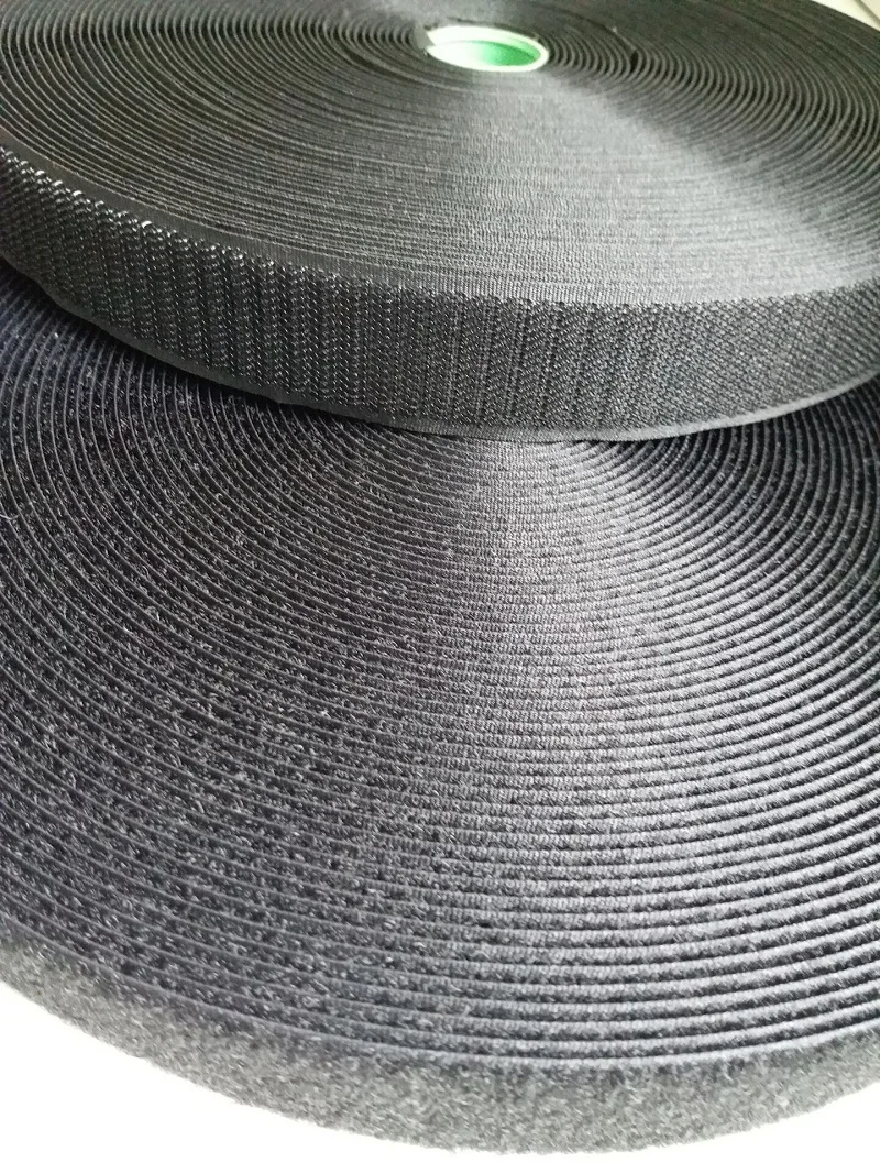 

2rolls/set 2.5cm 3cm 4cm*25m sewing Hook and Loop fastening tape White or Black hook loop tape fastener straps for clothing