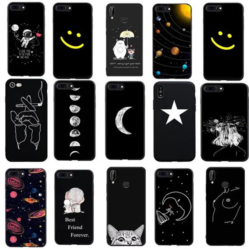 Luxury Phone Case For Huawei P20 lite P10 P9 Lite mini Cover Capinhas p smart 2018 mate 10 p10 case Back |