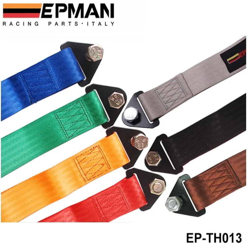 عالية القوة racing tow strap set للجبهة/المصد الخلفي هوك شاحنة/suv EP-TH013