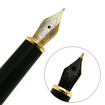 

WINGSUNG 3203 Medium Nib Metal Gray plaid Fountain Pen Office Supplies School Supplies Birthday Gift