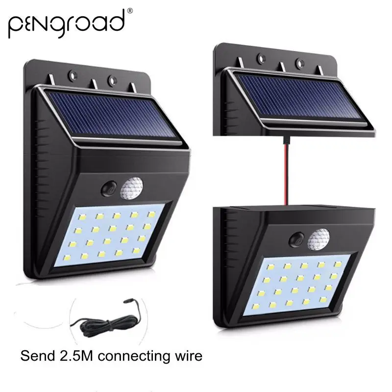 

30 Leds Separable Solar Light Outdoor PIR Motion Sensor 3 Modes LED Solar Lamp Waterproof Emergency Security Garden Light YSL110