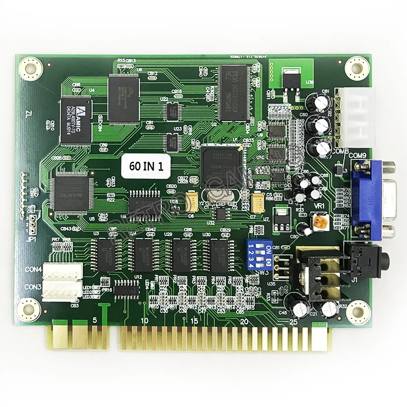 

MAME multi game board 60 in 1 PCB for Cocktail Arcade Machine or Up Right arcade game machine MS pacman game
