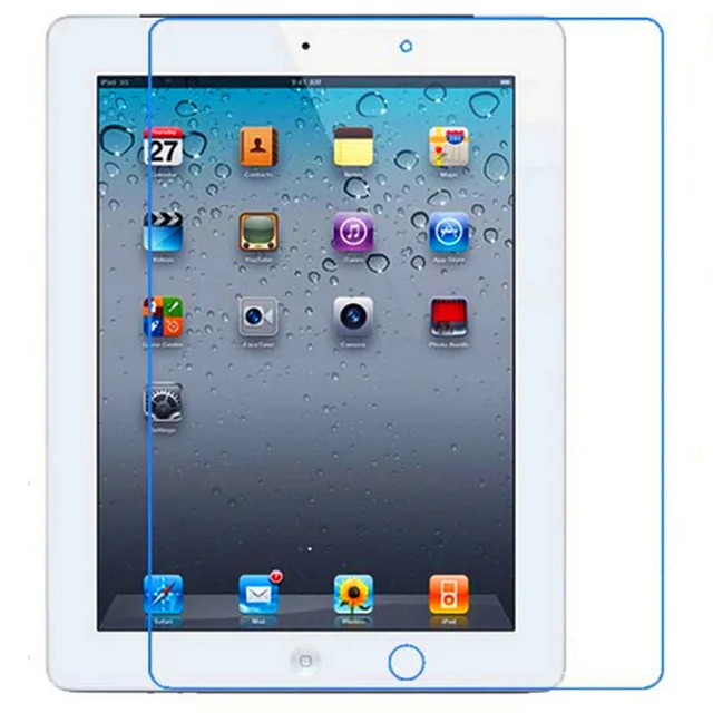 Pelicula De Vidro Mobile Phone Thin Film On Ultra Screen Protector For iPad 2 3 4 Tempered Glass Protective |