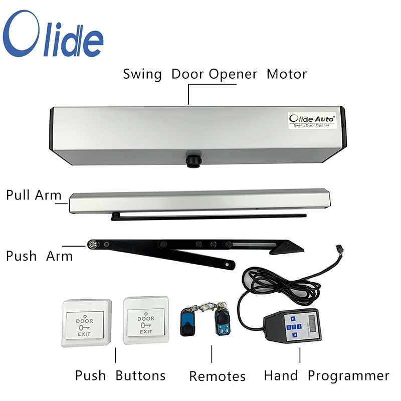 Olide Push Button Automatic/Electric Swing Door Opener/Closer with hand
