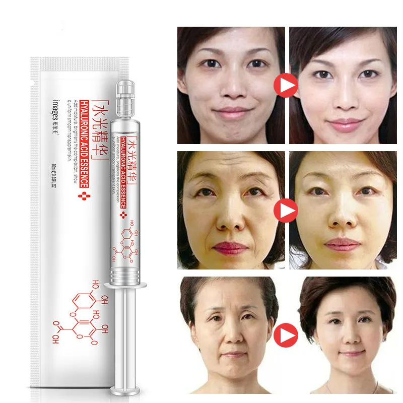 

Hyaluronic Acid Serum Anti-Wrinkle Anti Aging Moisturizing Whitening smearing instead of injection 100% pure plant extract