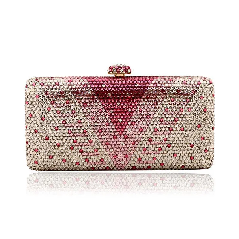 Full Rhinestone Wedding Bridal Evening Clutches crystal handcrafted