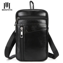 Oil кожаная мужская повседневная дизайнерская многофункциональная маленькая сумка через плечо модный ремень сумка