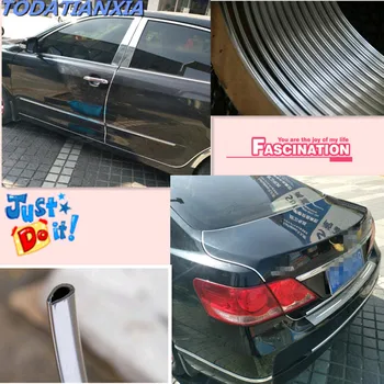 

Car Interior Air Conditioner Outlet Vent Grille Chrome Decoration Strip for toyota camry 2007 2008 2009 hyundai ix25 ssangyong