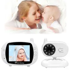 Монитор для няни дюймов 2 Way Talk baby monitor Ночной Vison младенческий спальный монитор 3,5