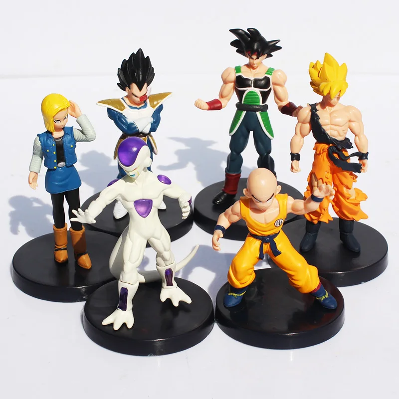 

12cm 6pcs/set Dragon Ball Z Figures DragonBall Son goku Gogeta Gotenks PVC Action Figure Collectable Model Toy Free Shipping