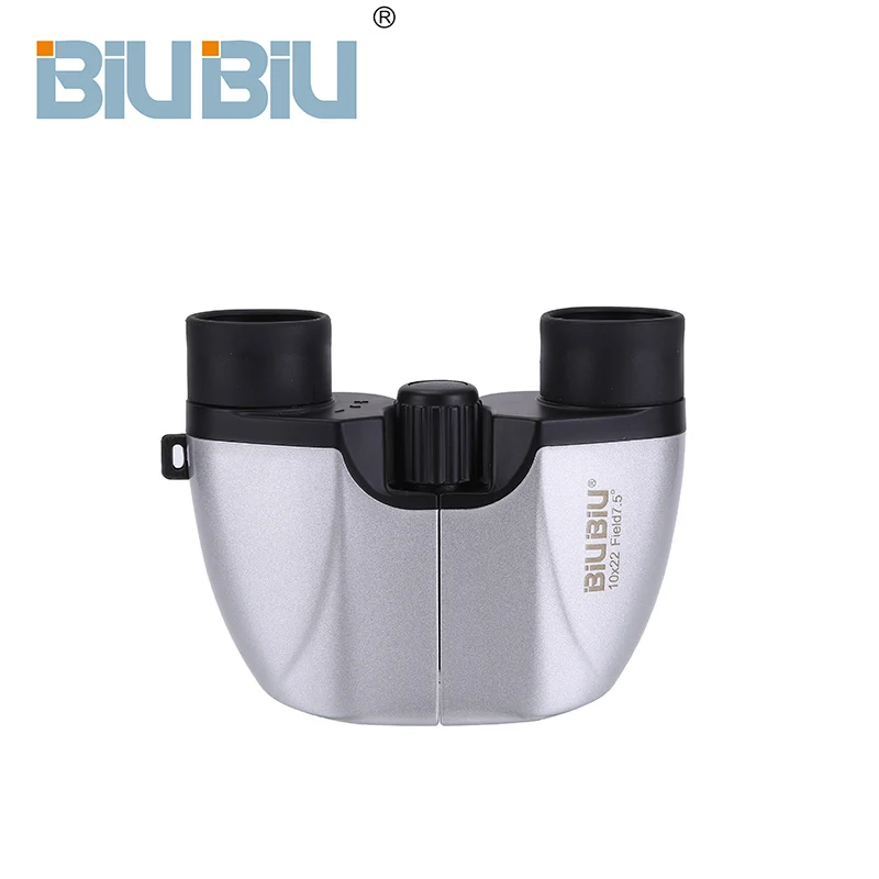 BIUBIU 8X22 HD Binoculars Night Vision Hunting Telescope Focusing Adjustment High Quilaty Outdoor Porro Binoculars