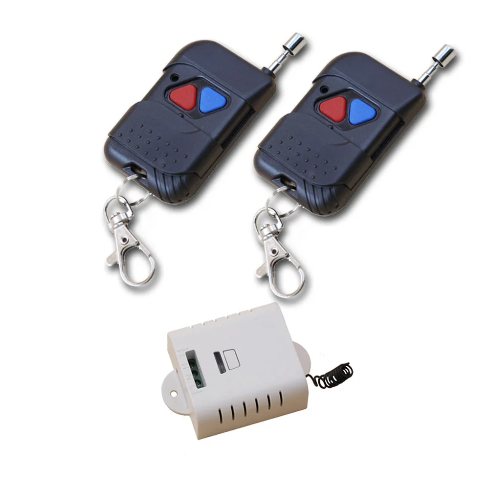 

Hot Sales1CH RF Wireless Light Remote Control Switch 85V 110V 120V 220V 250V 1* Receiver+2* Transmitter Special Red and Blue Key