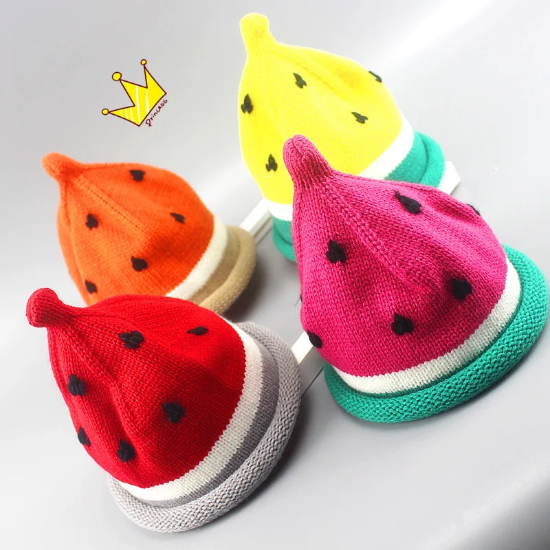 Watermelon Design Children Hat Christmas 1 3Y Baby Girls Boy Autumn