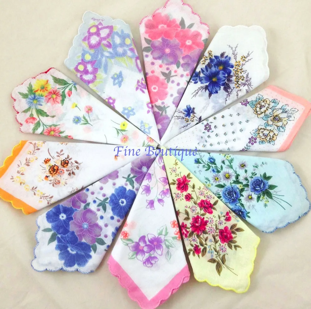 ladies cotton hankies