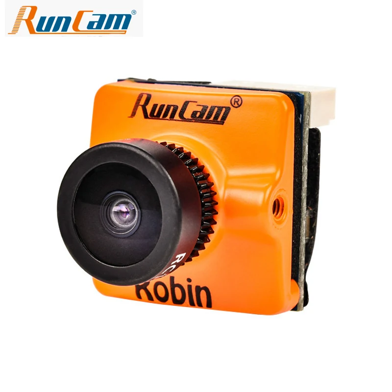 

2019 NEW Runcam Robin 700TVL FPV Camera 5-36V 1/3" 120dB WDR CMOS NTSC / PAL Switchable 6ms Low Latency for FPV RC Racing Drone