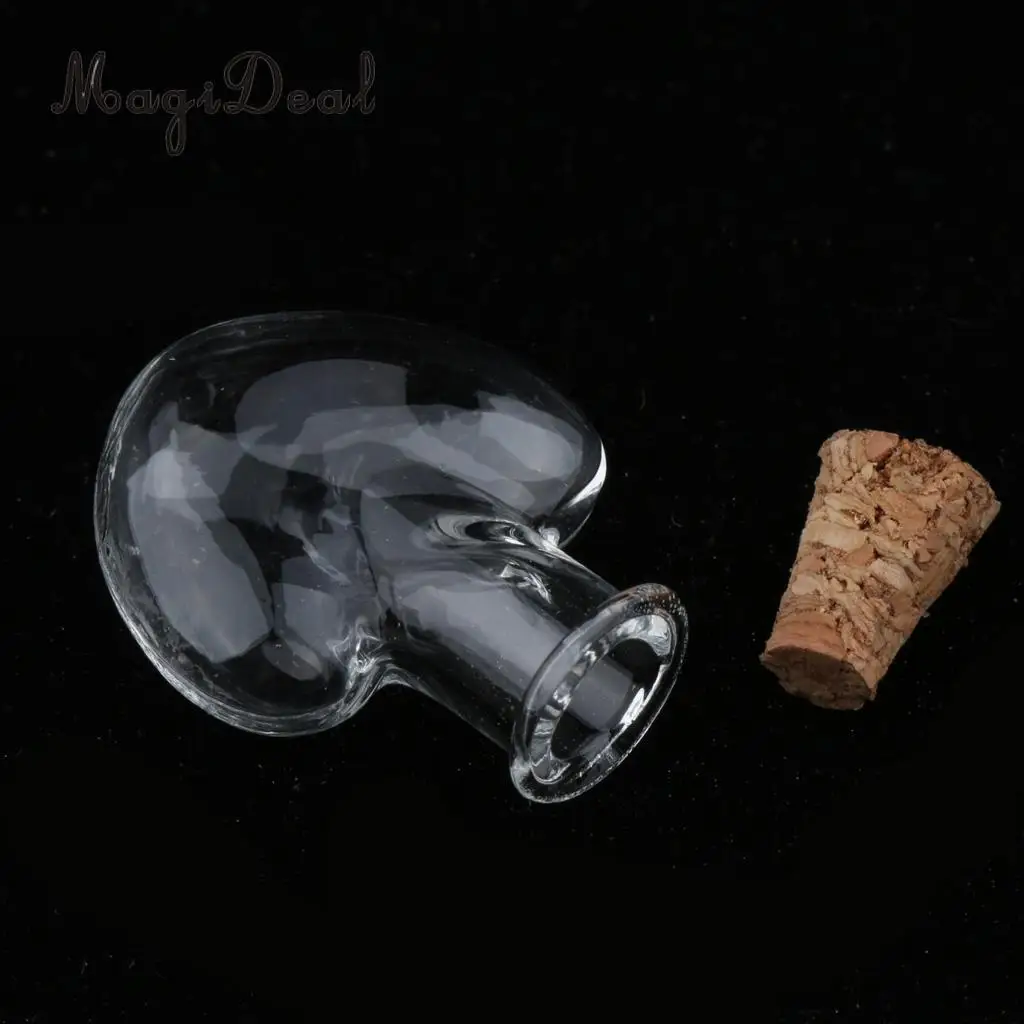 10pcs 2ml Small Glass Wishing Bottles Essential Oils Jars  Fragrance Reed Diffuser Vials DIY Decoration Tool