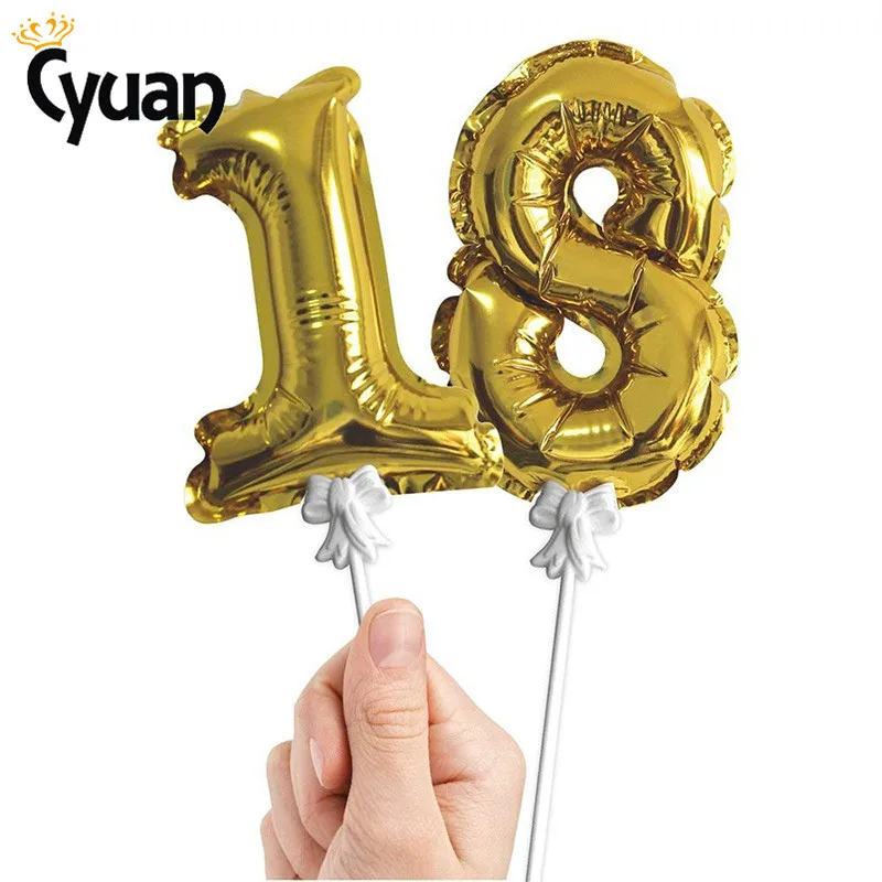 

2019 Christmas Foil Balloon Cake Topper Kids Birthday Party Decoration Anniversary Thanksgiving Sweet 16 Party Decorations