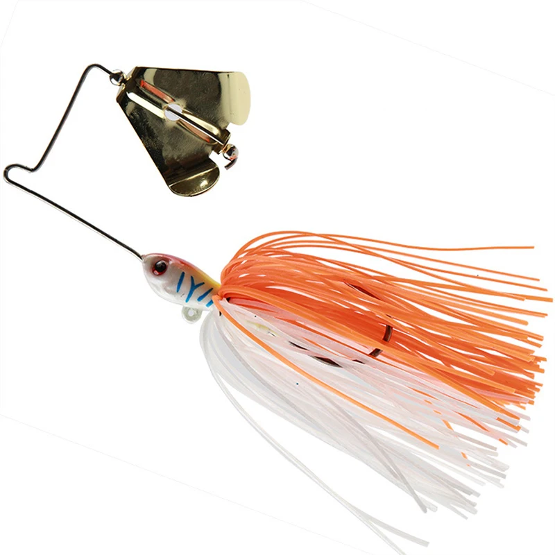 13gmetal Spoon Buzzbait Спиннер приманка для ловли окуня гольян кривошипная VIB Спиннербейт