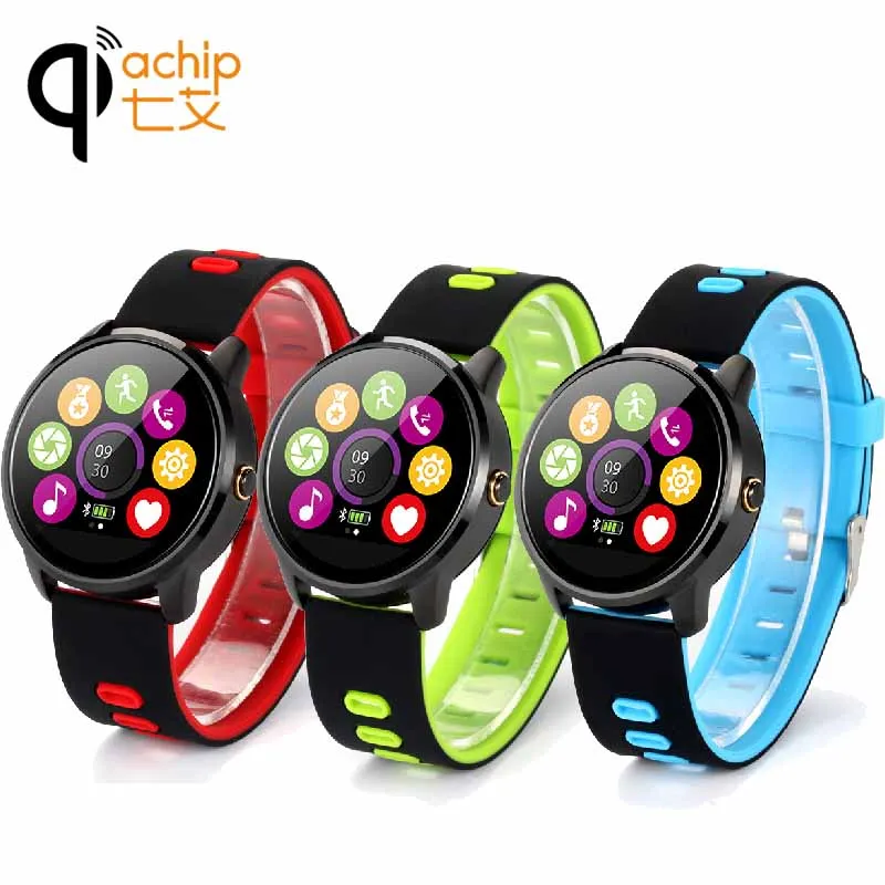 QIACHIP Smart Horloge gps работает Bluetooth 4,0 Спорт Смарт Horloge Hartslagmeter Waterdicht Android iOS Afstandsbediening камер