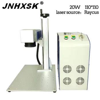

JNHXSK 20W 110*110mm Split Fiber Laser Marking Machine Metal Marking Machine Laser Engraving Machine Upgrade Laser Raycus