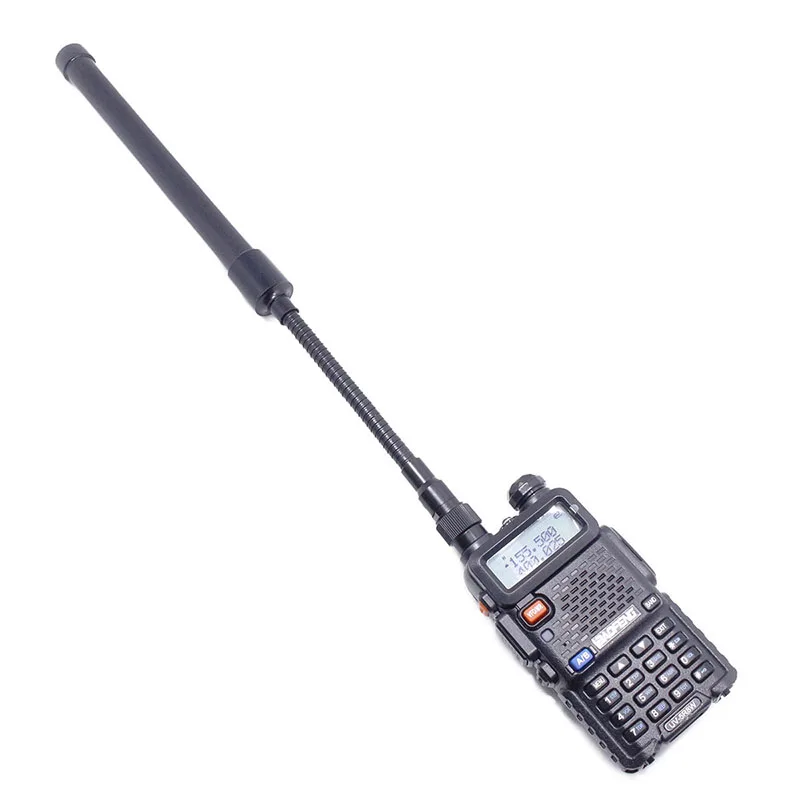 ABBREE AR-148 Гусь трубка со SMA женский складной Tactica антенна для Kenwood радио Baofeng UV-5R UV-82 UV-9R УФ-xrplus радио иди и болтай Walkie Wlkie