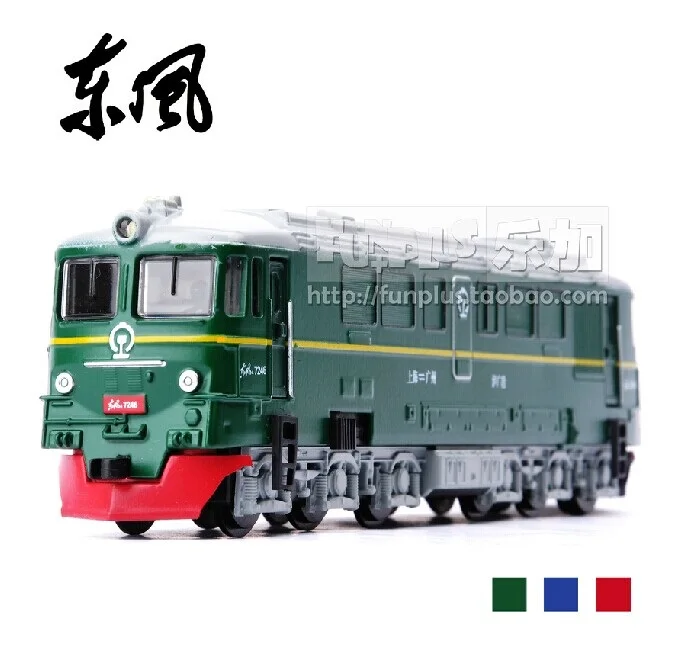 

High Simulation Exquisite Model Toys: Car Styling Nostalgic Dongfeng ND2 Locomotive Lokomotiv 1:87 Alloy Trains Model Best Gifts