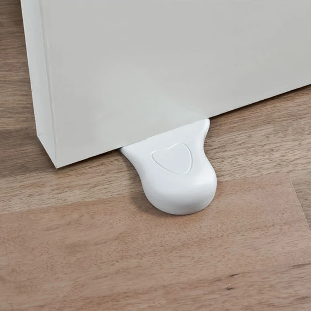 1pcs 10cm Resin Foot Design Cute  Door Stopper Wedge Jammer Stopper Home Decor Safety Kids Baby Pink  Doorstop Home Decoration