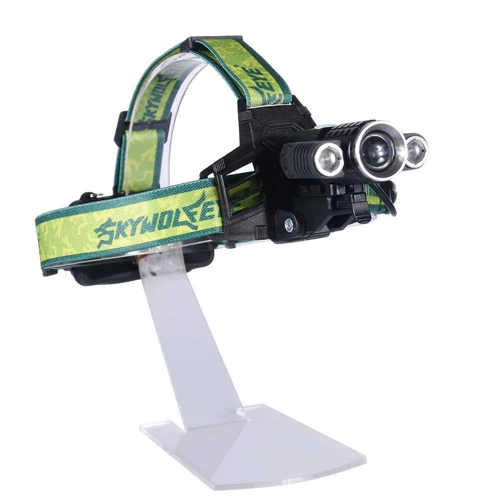 Detachable LED Headlamp Rechargeable Bicycle Light Adjustable Focus