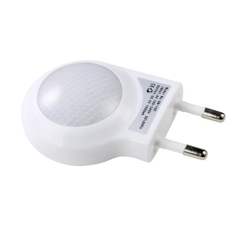 Датчик света ночной свет EU штекер 220 в мини-улитка ночник автоматическое освещение темнота детский ночник для спальни