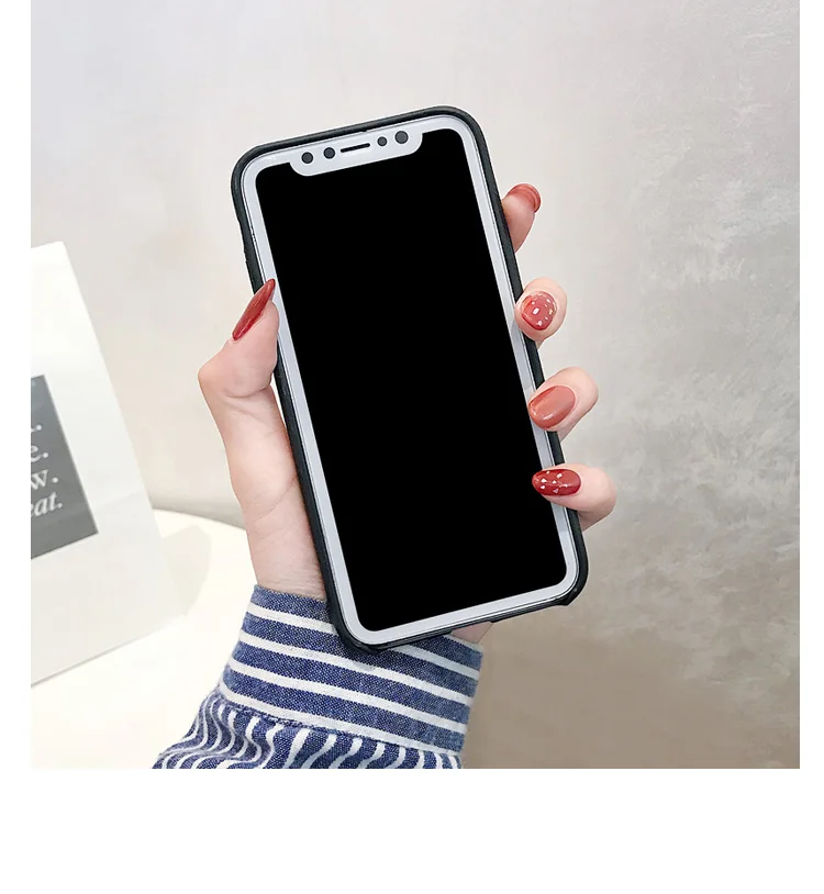 GlamPhone чехол простой кожаный металлический чехол для телефона для девочки для iPhone XS Max XS XR 8 8plus 7 7plus 6/6s Plus мягкая задняя крышка